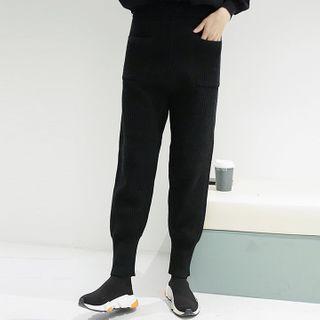 Pocket-side Knit Jogger Pants