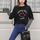 Smiley Face Long Sleeve T-shirt