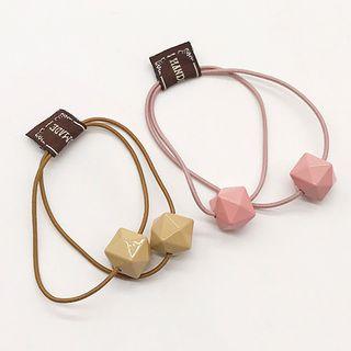 Geometric Bead Hair Tie
