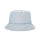 Embroidered Daisy Lace Bucket Hat