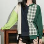Asymmetric Paneled Sweatshirt