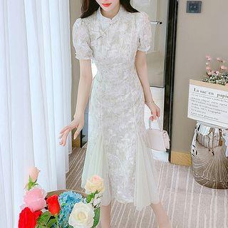 Short-sleeve Lace Sheath Dress (various Designs)