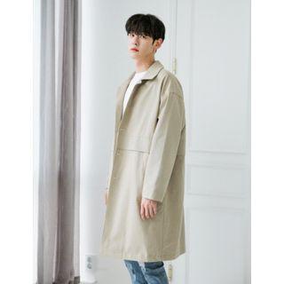 Cotton Long Mac Coat