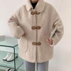 Chenille Long-sleeve Jacket Off-white Almond - One Size