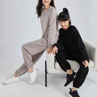 Drawstring Sports Sweatshirt
