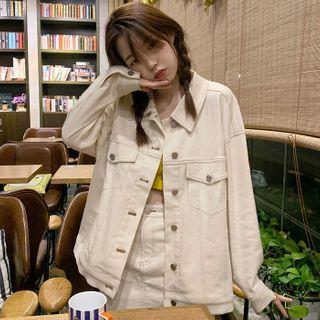 Denim Shirt Jacket / Mini Skirt