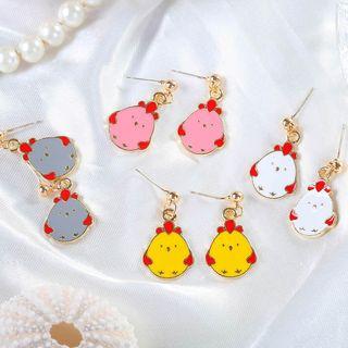 Alloy Chicken Earrings