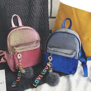 Mini Velvet Backpack