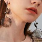 Acetate Disc Dangle Earring 1 Pair - As Shown In Figure - One Size