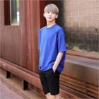 Broad-shoulders Fit Boxy T-shirt
