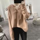 Henley Knit Hoodie