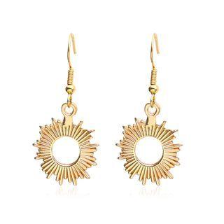 Sun Drop Earring 1 Pair - 01 - Gold - One Size