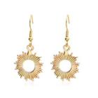 Sun Drop Earring 1 Pair - 01 - Gold - One Size