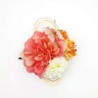 Flower Headpiece Tangerine - One Size