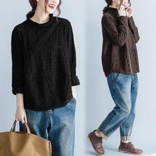 Funnel-neck Pullover