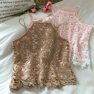 Halter Cutout Camisole Top
