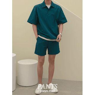 Drawstring Nylon Shorts