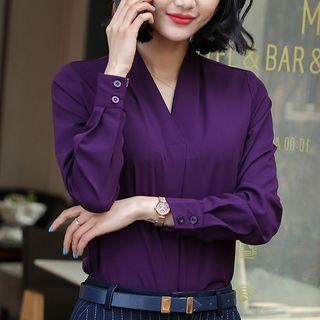 Long-sleeve Blouse / Striped Blazer / Striped Dress Pants / Striped Mini Pencil Skirt / Striped Vest