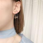 925 Sterling Silver Safety Pin Dangle Earring