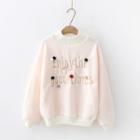 Woolen Letter Embroidered Sweater