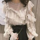Ruffle Blouse / Asymmetrical Skort