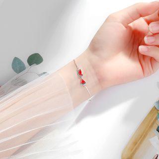 925 Sterling Silver Watermelon Bracelet As Shown In Figure - One Size