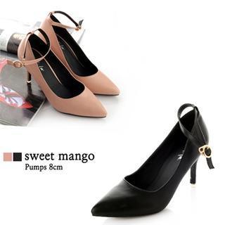 Ankle-strap Stilettos