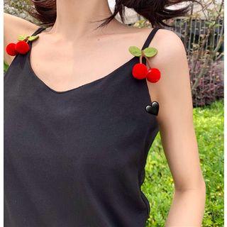 Cherry Accent Camisole Top