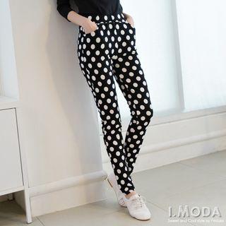 Pattern Stretch Pants