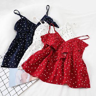 Dotted Ruffled Top