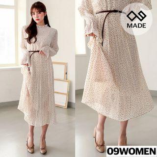 Tall Size Polka-dot Chiffon Dress