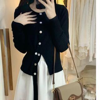 Long-sleeve Button-up Top / Skirt