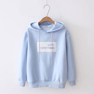Lettering Block Hoodie
