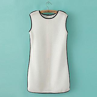 Sleeveless Mesh Dress