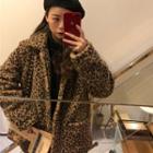 Leopard Button Jacket Leopard - One Size