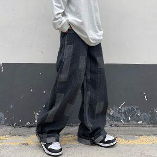 Patchwork Baggy Jeans