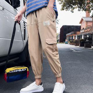Drawstring Side Pocketed Cargo Shorts