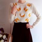 Floral Pattern Sweatshirt
