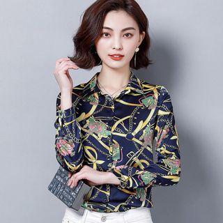 Satin Print Shirt