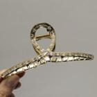 Rhinestone Hair Claw Rhinestone - Gold - One Size