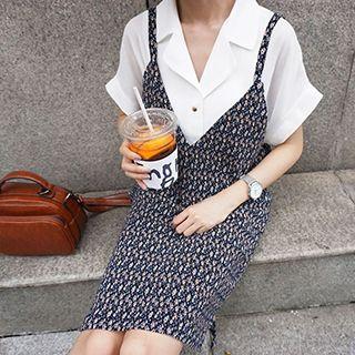 Strappy V-neck Dress