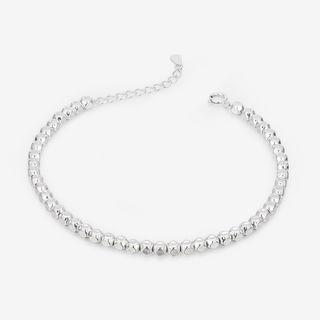 Bead Bracelet 925 Silver - Silver - One Size