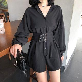 Mini A-line Shirt Dress