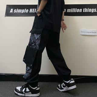 Pattern Print Harem Pants