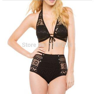 Lace Panel Bikini