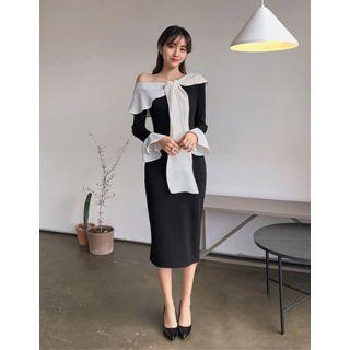 Dali Hotel Off-shoulder Bodycon Dress