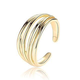 Layered Open Ring Open Ring - Gold - One Size