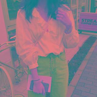 Long-sleeve Blouse White - M