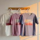 Short-sleeve Desert Print T-shirt