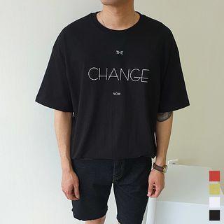 Change Printed Loose-fit T-shirt